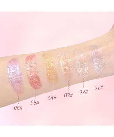 3 couleurs paillettes cristal gel e fard paupi res b ton maquillage scintillant surligneur claircissant crayon crayon b ton de paillettes fard paupi res scintillant longue dur e - Buy Online on GoSupps.com