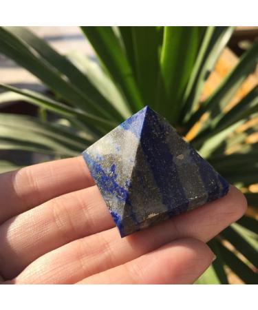 Natural Lapis Lazuli Quartz Crystal Pyramid Natural Stones and Minerals Suitable for Furniture Decoration Ornaments Home Goods - Buy Online on GoSupps.com