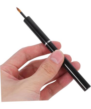 POPETPOP Portable Retractable Lip Brush Lip Applicators Lipstick Applicator Wands Cosmetics Brush Lip Makeup Lip Brush for Women Lip Brush Wand Telescopic Artificial Fiber Lip Balm 13.40X0.90X0.90CM Black - Buy Online on GoSupps.com