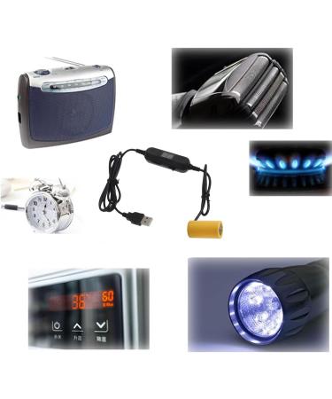 Buy Reusable USB to C Battery with LED Voltmeter - Replace 1-5 Pcs C Batteries | Eco-Friendly Power Solutions - Buy Online on GoSupps.com
