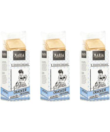  Maria Confeitaria Maria Confeitaria Original Biscuits - Set of 3 Boxes of 200 g - Handmade - Ideal to accompany at any time - Gourmet Product of Portuguese Origin - Buy Online on GoSupps.com