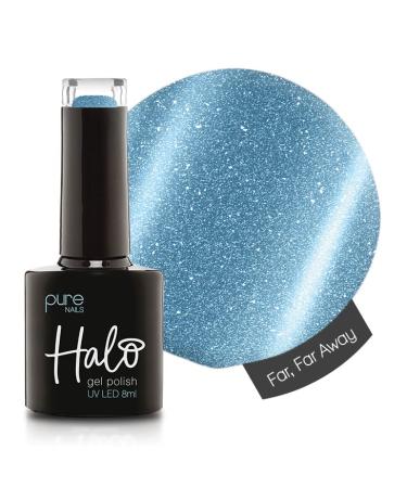 Halo Gel Nails UV LED Gel Nail Polish Once Upon a Time Collection Far Far Away 8 ml sky blue 8 ml (1 pack)