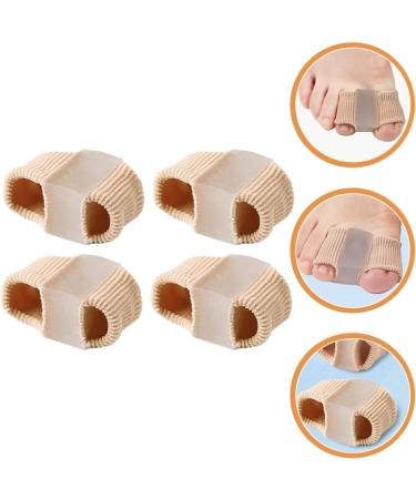 Cohaeli Bunion Corrector 4Pcs Set - Orthopedic Toe Separators & Splint for Hallux Valgus - Foot Care Supplies - Size L 6x3.2cm - Buy Online on GoSupps.com