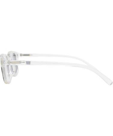 ALANNAH Women's Reading Glasses +2.00 | Detachable Clip On Polarized Lens | Clear Frame | International Shipping Available - Buy Online on GoSupps.com