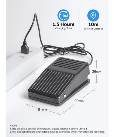 Teleprompter Remote Foot Switch - Moman FS1 Bluetooth Wireless Control for Prompters | MomanPrompter App for iPhone/Android - Buy Online on GoSupps.com