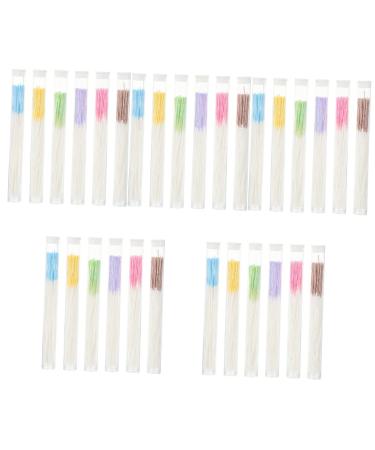 DOITOOL 1800 Pcs Ear Piercing Cleaning Line Ear Cleaner Ear Cleaner Tool Ear Cleaners Earring Cleaner Ear Hole Floss Cleaner Earring Hole Cleaning Tool Ear Hole Thread Earring Hole Cleaner 12X1.5CMx5pcs Assorted Colorx5pcs