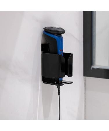 Jingling Self-Adhesive Toothbrush & Razor Holder for Shower Electric Shed Organizer in Black | Durable Storage Solution for Toiletries - Buy Online on GoSupps.com