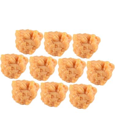 Abaodam 40 Pcs Simulation Popcorn Chicken Simulated Chicken Wings Baked Chicken Nuggets Realistic Roasted Chicken Store Supplies Faux Fried Chicken Toys Pvc Drumstick Child Chicken Popcorn - Buy Online on GoSupps.com