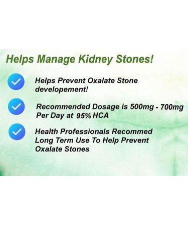 Herbal Nutrition Garcinia Cambogia for Weight Management and Kidney Stone Management, 2, 90 Count Bottles 180 Capsules 60% and 95% HCA Blend Dosing 700mg - 2400mg - Buy Online on GoSupps.com