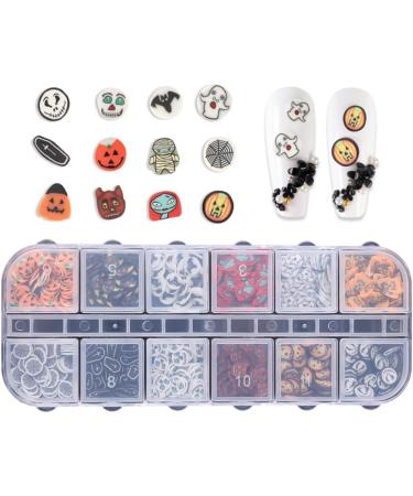 12 Grids Crystal Acrylic Nail Art for Women DIY Nail Accessories Supplies - Buy Online on GoSupps.com