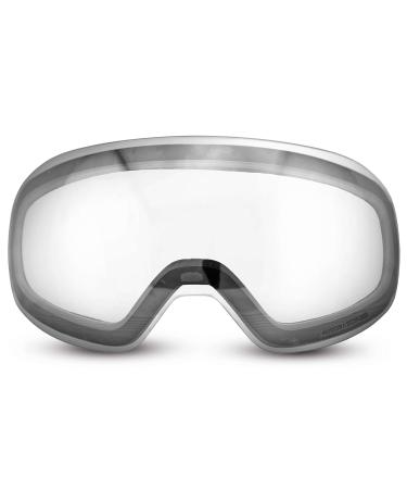 WildHorn Outfitters Roca Ski Goggles Extra/Replacement Frameless Lens Junior Clear