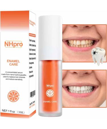 Sensitive Toothpaste Whitening - Orange Teeth Whitening 30ML - Toothpaste Substitute Natural Mouthwash for Elimination Bad Breath Coffee Stains Tea Stains Homraa - Buy Online on GoSupps.com