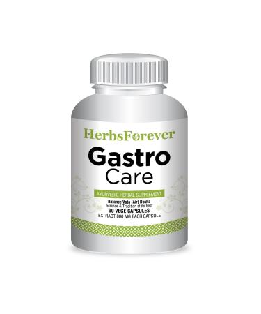 Herbsforever Gastro Care Capsules Gastric Supplement Promotes Gastrointestinal Health 90 Capsules