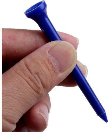 MUXSAM Professional Golf Tees Pack of 100 - 2-3/4 inch Random Color - Reduce Side Spin and Friction - Golfing Tees Bulk - Buy Online on GoSupps.com