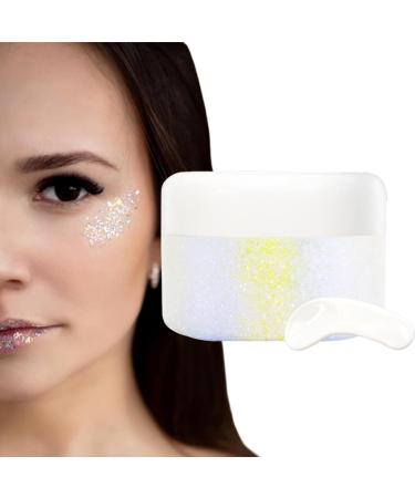 Hair Gel - Makeup for Face Body and Hair Sparkling Mermaid Sequins Chunky Makeup for Face Festival Hair Body Accessories Fulenyi 03# - Buy Online on GoSupps.com