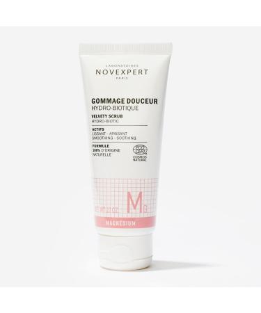 Velvety Scrub Hydro-Biotic - Creamy Exfoliating Face & Lip Scrub - Hydrates Soothes & Smooths - Vegan & Hypoallergenic for All Skin Types - 2 Oz - Buy Online on GoSupps.com