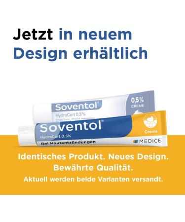 Soventol Hydrocort 0.5% Cream - 2x30g for Neurodermatitis Skin Allergies & Eczema Relief | Anti-Inflammatory & Itching Treatment - Buy Online on GoSupps.com