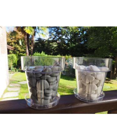 Kalapanta Recycled Plastic Decoration Stones - Eco-Friendly Gray Stones for Vases Aquariums & Gardening ( 2-5 cm 75 Pieces) - Made in Italy - Buy Online on GoSupps.com