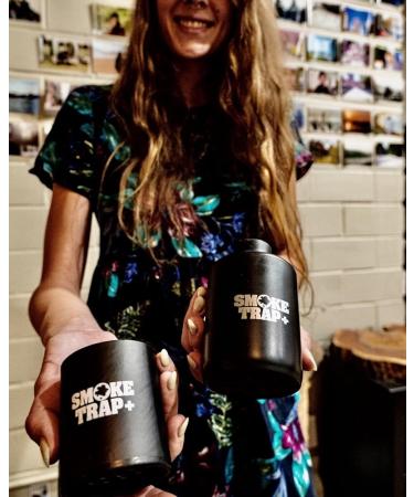 Smoke Trap+ Personal Air Filter (Sploof) | ECO Replaceable Filters | Long Lasting 500+ Uses | Easy Exhale | Zero Plastic Waste | Black - Buy Online on GoSupps.com