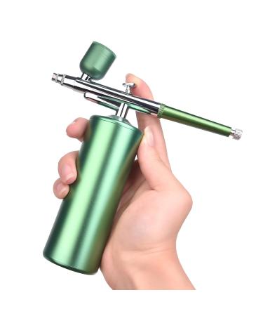 Airbrush Kit with Rechargeable Compressor - Cordless 0.3mm Nozzle | Portable Handheld Airbrush for Nail Art Makeup Painting & Cake Decorating - Pink - Buy Online on GoSupps.com
