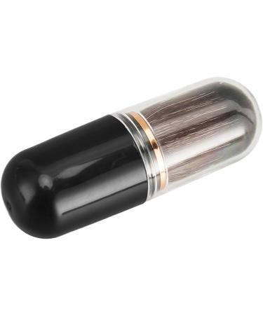 Black Capsule Cosmetic Brush Kit Synthetic Fibre Pink Blue White Round Base Shape Makeup Brush - Buy Online on GoSupps.com