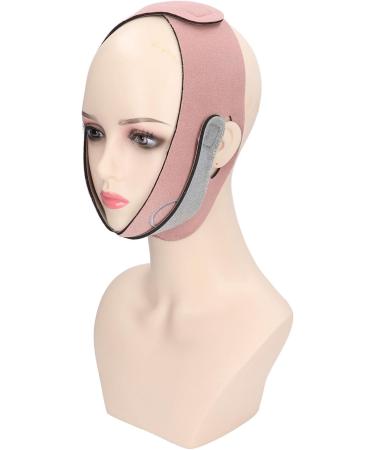 Verdant Touch V Shaped Slimming Face Belt V Line Lifting Strap Facial Slimming Strap V Shaped Face Lifting Belt Bandage Breathable Soft Pink M Size - Buy Online on GoSupps.com