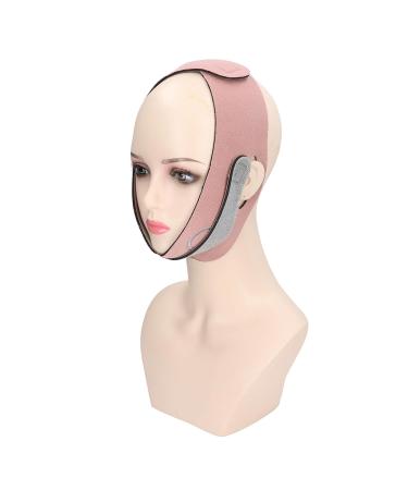 Facial Slimming Strap - V Shaped Breathable Soft Face Lifting Belt Bandage in Pink - M Size | Boost Your Contours - Buy Online on GoSupps.com