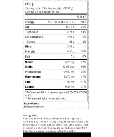 Prozis Classic Peanut Butter 450g Smooth - Buy Online on GoSupps.com