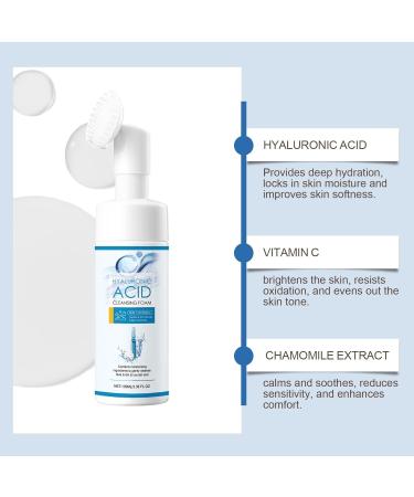 FFEEJ Facial Cleansing Foam Gentle Cleanser With Rich Lather - Hydrating & Moisturizing Face Wash For Soft Skin - Buy Online on GoSupps.com