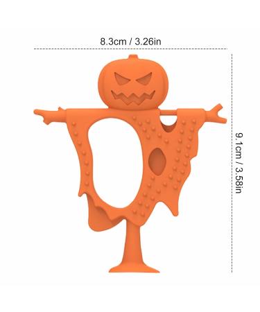 Shenrongtong Pumpkin Silicone Bite Ring for Babies - Food-Grade Easy to Grasp Safe for 3 Months+ - Buy Online on GoSupps.com