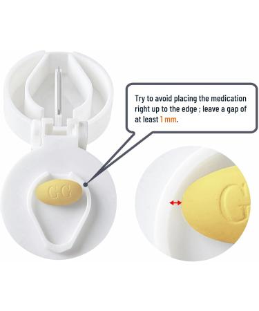 Culacos 3 in 1 Tablet Splitter Cutter & Crusher - Pink | Efficient & Convenient Tablet Management - Buy Online on GoSupps.com