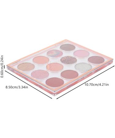 NOLITOY 12 Girds Colorful Matte Shimmer Eyeshadow Palette for Eye Makeup High Pigmented Eye Shadow Primer Powder Palet B As Shown1 - Buy Online on GoSupps.com