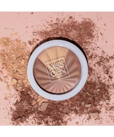 Miss Den Trio Bronze Radiance Matte Skin Sunshine Powder Natural - Buy Online on GoSupps.com