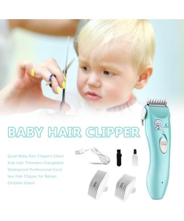 Silent Kids Hair Trimmers Waterproof Kids Quiet Hair Trimmer Cordless Children's Hair Trimmer Baby Hair Clipper Kit for Toddler - Buy Online on GoSupps.com