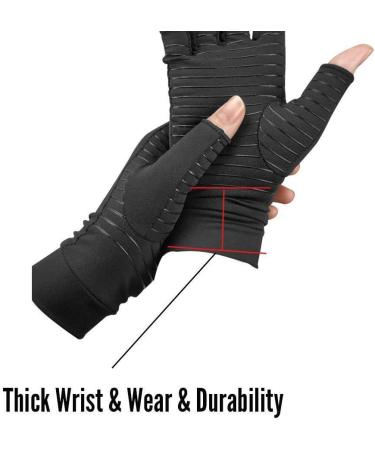 Buy Copper Compression Arthritis Gloves - High Copper Infused Pain Relief for Men & Women - Buy Online on GoSupps.com