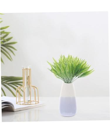 Zerodeko Plastic Plants 4pcs Simulated Leaves Lovage Plant in Green Decorations Artificial Plant Twigs for Vases Faux Plants Pot Artificial Eucalyptus Vases Home Decor Wedding Plastic Fern Green 15X15X35CM - Buy Online on GoSupps.com