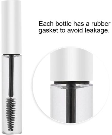 Tube de Mascara Vide avec Baguette pour Cils Contenant de cr me Vide Durable Non Toxique respectueux de l'environnement Bouteille l g re de Petite Taille 5 Couleurs 10 ML(Couverture Blanche) - Buy Online on GoSupps.com