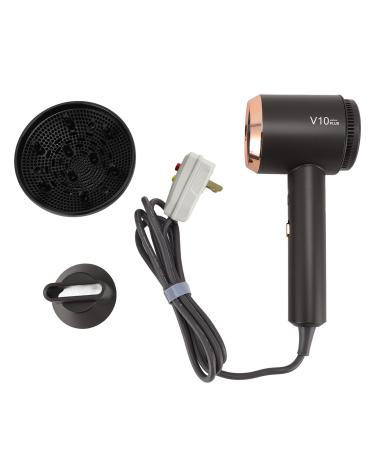 Masyrt Professional Ionic Hair Dryer Negative Ion Lightweight Fast Drying Constant Temperature Heating Portable Ideal for Travel Household Use (US Plug 110V)