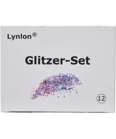 Shop Lynlon 12 Colors Glitter Face & Body Sequins - Festival Makeup Hair Nail DIY Epoxy Resin & Halloween Sparkle - Buy Online on GoSupps.com