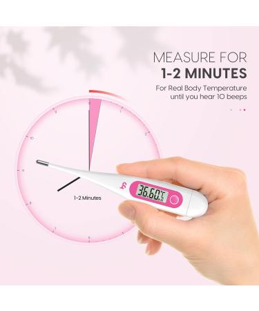 Femometer Vinca Lite Basal Thermometer - Digital Fertility Monitor for Ovulation Cycle Control | Pink - Buy Online on GoSupps.com