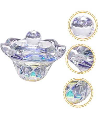 Beaupretty Nail Supply crystal cup liquid cup monomer container cup with lid dipping dish cleaning acrylic dappen dish dish plate Glass Manicure Clear Dish - Buy Online on GoSupps.com