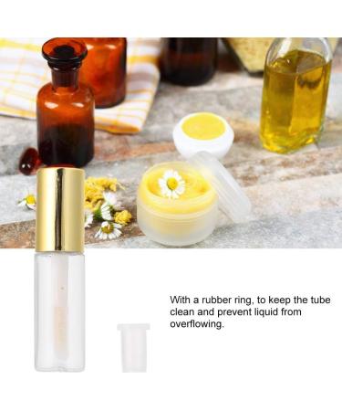 Mini Refillable Empty Lip Gloss Tubes Lipstick Container Dispenser Gold Portable For Traveling - Buy Online on GoSupps.com