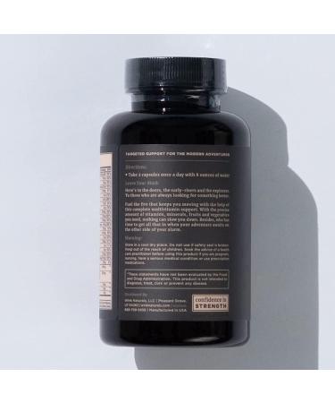 To The Woods Fortitude Complete Multivitamin Support for Men - 20 Organic Raw Fruits & Vegetables 24 Essential Vitamins & Minerals - Immune Health Energy Booster (1 Bottle 30 Capsules) - Buy Online on GoSupps.com