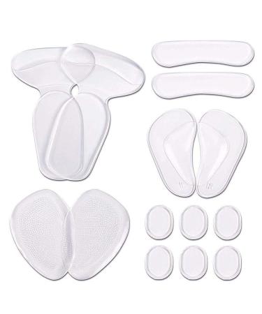 Heel cushion for too large shoes inserts high heels high heel pads heel handle inserts foot care set for protection against pain and blowing anti-slip shoe pillow