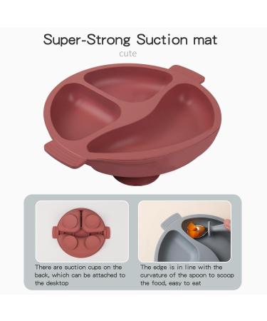 6-Piece Baby Dishes Set | Silicone Children s Tableware with Suction Cup | BPA-Free Light Pink Bowls Plates Bibs & Cups - Buy Online on GoSupps.com