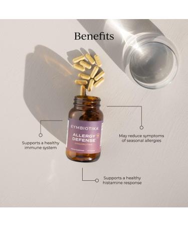 Cymbiotika Allergy Supplement for Immune Support - Quercetin, Bromelain, Holy Basil - 60 Capsules - Buy Online on GoSupps.com