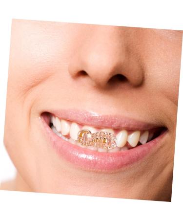 KOMBIUDA 1pc Scorpion Single Braces Single Grill Cap Tooth Grills for Your Adult Costume Men Decor Hip Golden 2X1cm - Buy Online on GoSupps.com