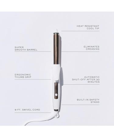 Kristin Ess 1 Inch Titanium Curling Iron for Beach Waves - Small to Medium Curls - Ionic Technology - Fast Heat - Dual Voltage - Auto Shut-Off | 1 Count - Buy Online on GoSupps.com