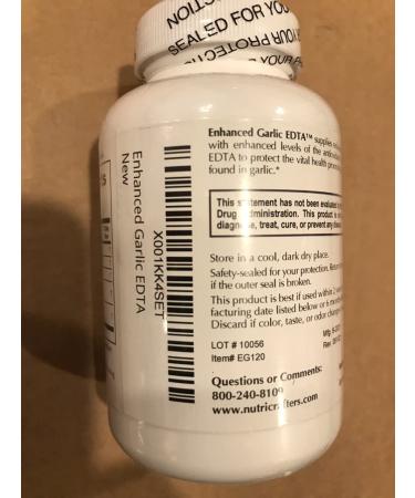 Enhanced Garlic EDTA - High Potency Calcium Disodium EDTA with Malic Acid, Garlic, Cysteine, and Parsley - Proprietary Blend Free - Buy Online on GoSupps.com