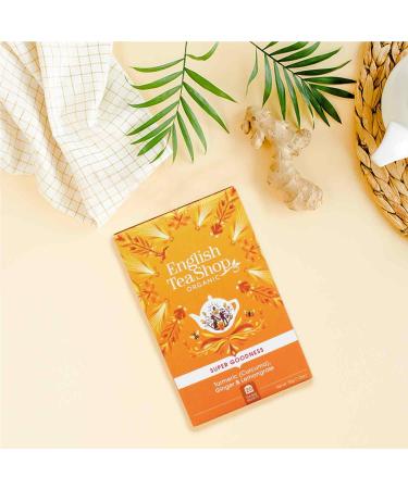  English Tea Shop English Tea Shop - Infusion Ginger Turmeric Organic Lemongrass - Box of 20 sachets of organic ginger turmeric herbal tea - Buy Online on GoSupps.com